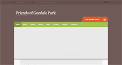 Desktop Screenshot of goodalepark.org
